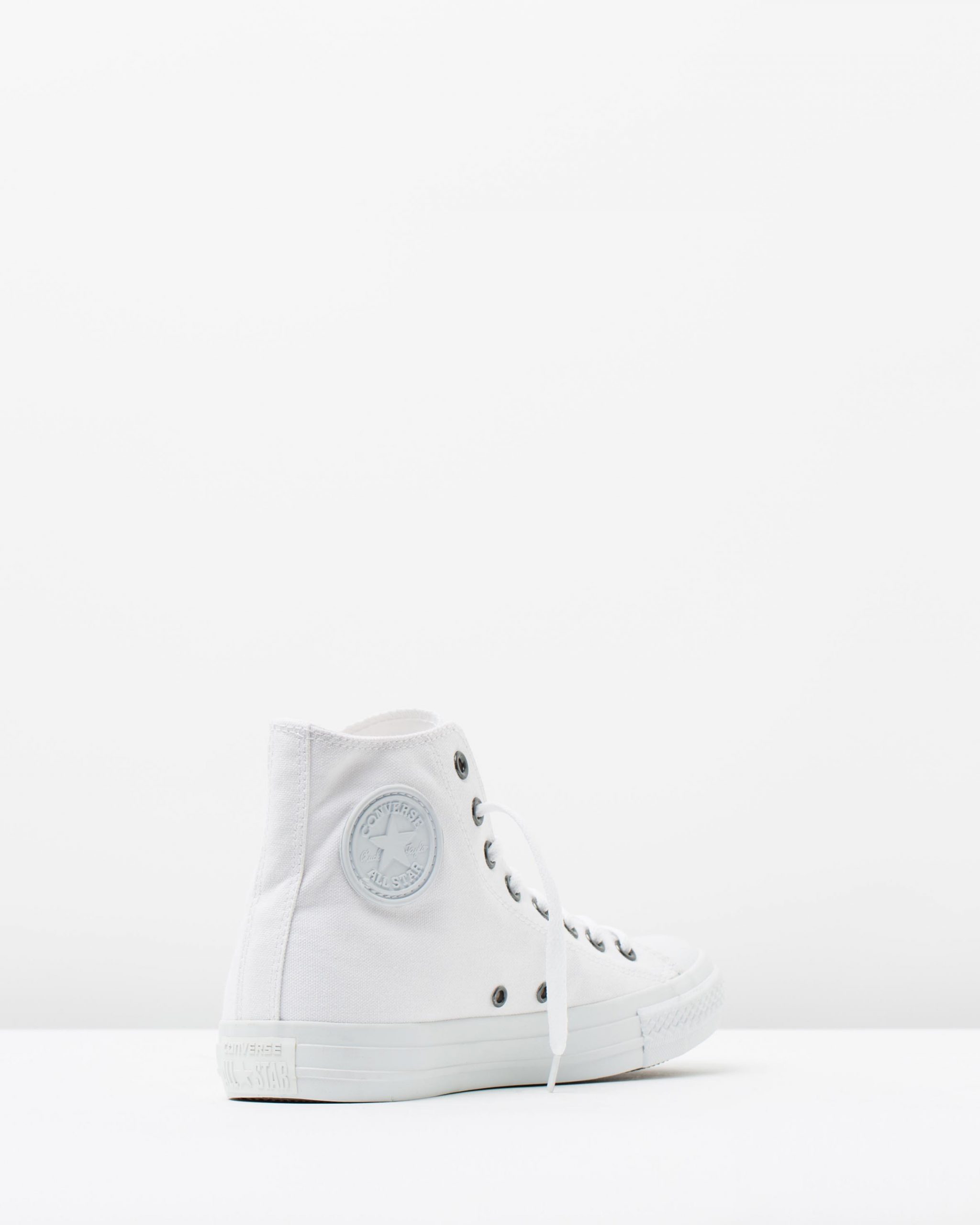 Converse Mens Chuck Taylor All Star Hi White Monochrome 2 Converse Mens Chuck Taylor All Star Hi White Monochrome 2
